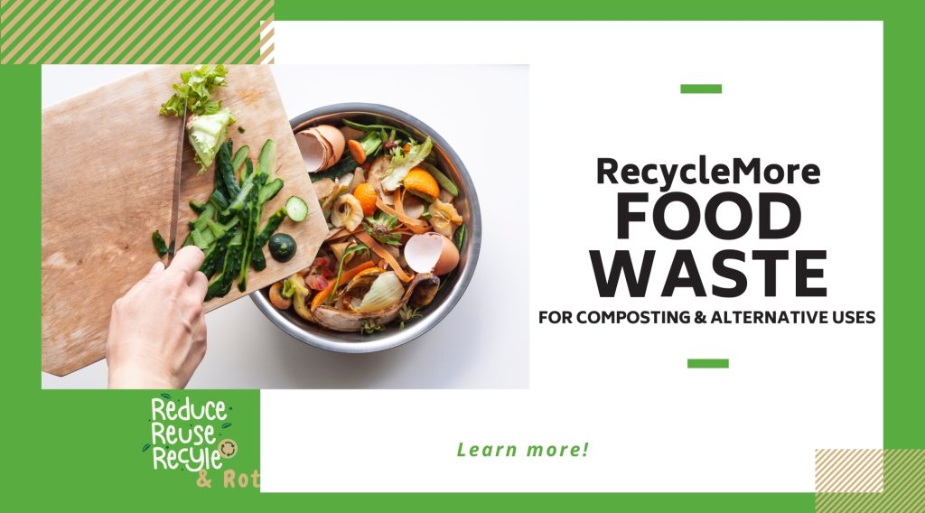 Recyclemore foodwaste for composting and alternate solutions.